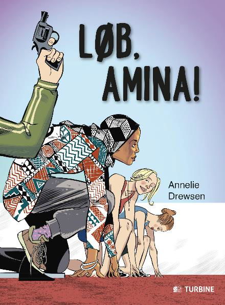 Cover for Annelie Drewsen · Løb, Amina! (Inbunden Bok) [1:a utgåva] (2017)