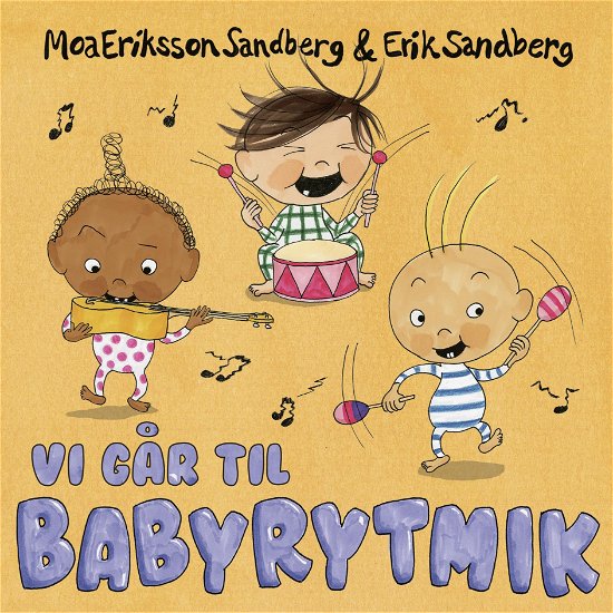 Cover for Moa Eriksson Sandberg · Vi går til babyrytmik (Cardboard Book) [1. Painos] (2019)