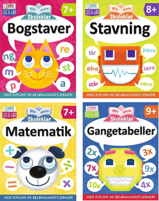 Lomme leg og lær: Lomme leg og lær 1-4 (display m/ 20 stk. ass. - pris pr. stk. kr. 20,00) - - Books - Forlaget Bolden - 9788771064995 - February 9, 2015
