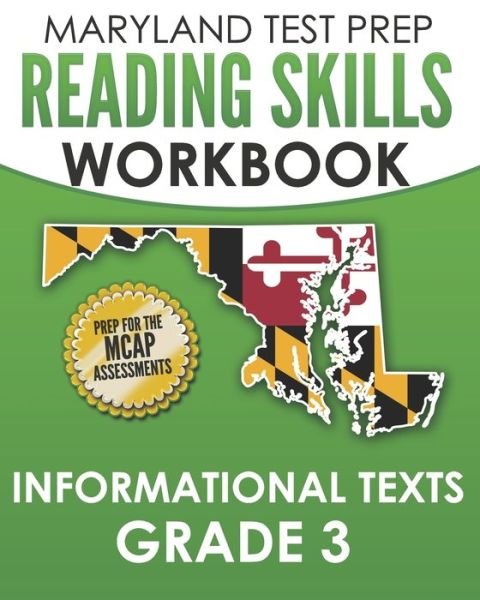 Cover for M Hawas · MARYLAND TEST PREP Reading Skills Workbook Informational Texts Grade 3 (Paperback Book) (2020)