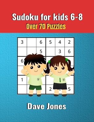 Cover for Dave Jones · Sudoku for kids 6-8 (Pocketbok) (2020)