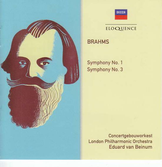 Brahms: Symphonies 1 & 3 - Brahms / Van Beinum,eduard - Musiikki - Eloquence Australia - 0028948254996 - perjantai 13. heinäkuuta 2018