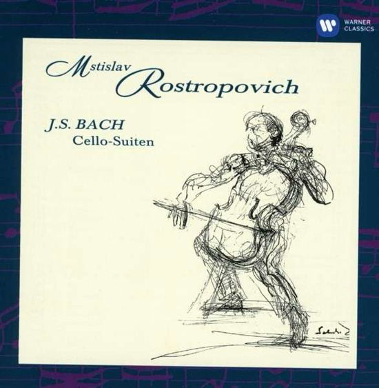 Bach / Cello Suites - Mstislav Rostropovich - Musik - WARNER CLASSICS - 0825646241996 - 29. September 2014