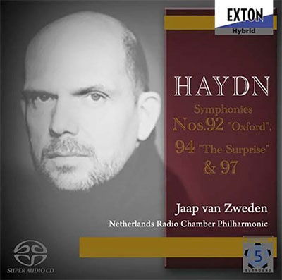 Cover for Jaap Van Zweden · Symphnies Nos. 92, 94, 97 (CD) [Japan Import edition] (2020)