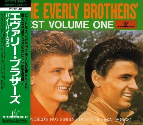 Cover for Everly Brothers · Best Volume One (Japan) (CD) (2021)