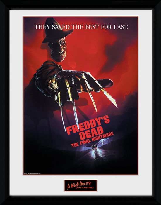 Cover for Nightmare On Elm Street · Nightmare On Elm Street - The Final Nightmare (Stampa In Cornice 30x40cm) (MERCH)