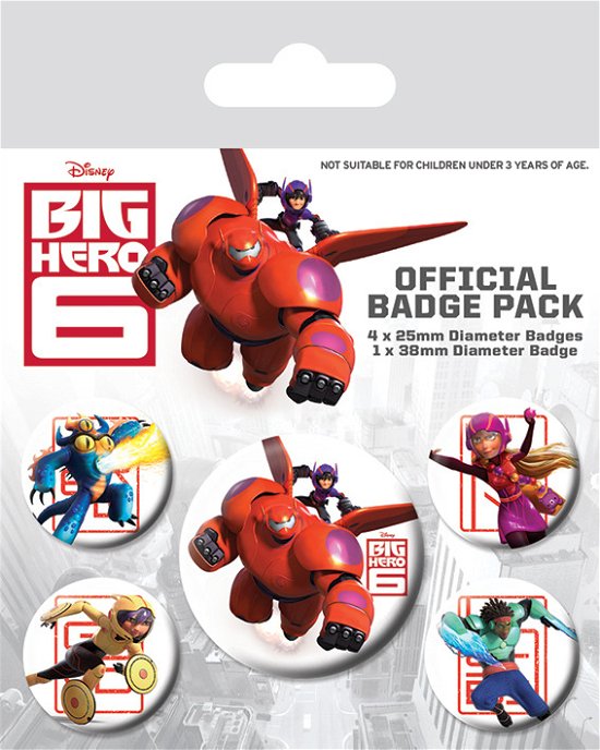 Cover for Big Hero 6 · Big Hero 6 - Characters (Pin Badge Pack) (MERCH)
