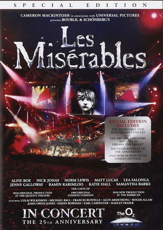 Les Miserables 25th Anniversary - Musical - Elokuva - UNIVERSAL PICTURES - 5050582827996 - maanantai 7. marraskuuta 2011