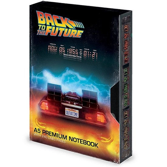BACK TO THE FUTURE - Notebook A5 Premium - VHS Gre - Notebook - Merchandise - PYRAMID INT - 5051265729996 - January 3, 2020