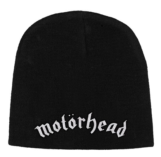 Motorhead Unisex Beanie Hat: Logo - Motörhead - Fanituote - PHM - 5055339794996 - maanantai 19. elokuuta 2019