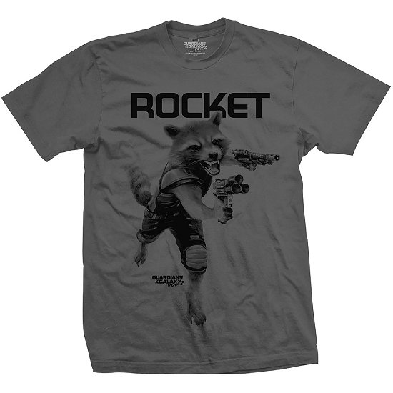 Cover for Marvel Comics · Guardians Of The Galaxy 2: Rocket Mono (T-Shirt Unisex Tg. XL) (N/A) [size XL] [Grey - Unisex edition]