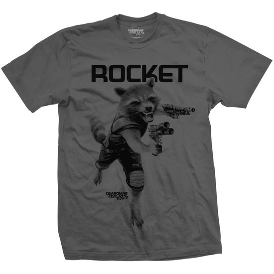 Cover for Marvel Comics · Guardians Of The Galaxy 2: Rocket Mono (T-Shirt Unisex Tg. XL) (N/A) [size XL] [Grey - Unisex edition]