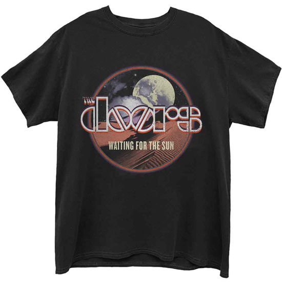 Cover for The Doors · The Doors Unisex T-Shirt: Waiting For The Sun (Black) (T-shirt) [size S] [Black - Unisex edition] (2020)