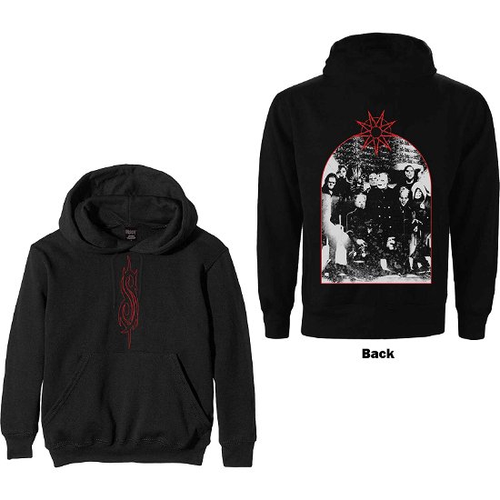 Cover for Slipknot · Slipknot Unisex Pullover Hoodie: Arched Group Photo (Hoodie) [size S]