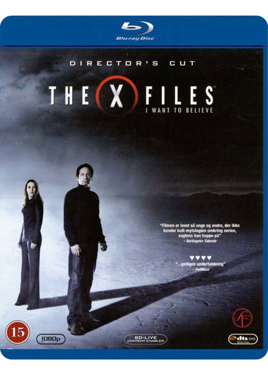 X-files - I Want to Believe · Strengt Fortroligt: Jeg Vil Tro (2008) Directors cut [BLU-RAY] (DVD) (2023)