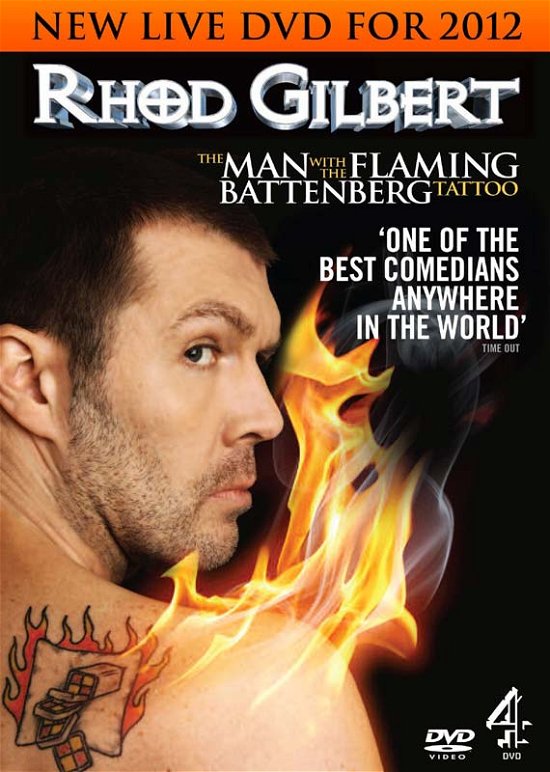 Cover for Rhod Gilbert: the Man with the · Rhod Gilbert - Live - The Man With The Flaming Battenberg Tattoo (DVD) (2012)