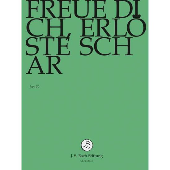 Cover for J.S. Bach-Stiftung / Lutz,Rudolf · Freue dich, erlöste Schar (DVD) (2016)