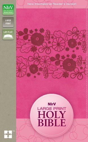 Cover for Zondervan Publishing · NIrV, Holy Bible, Large Print, Leathersoft, Pink (Läderbok) [Large type / large print edition] (2014)
