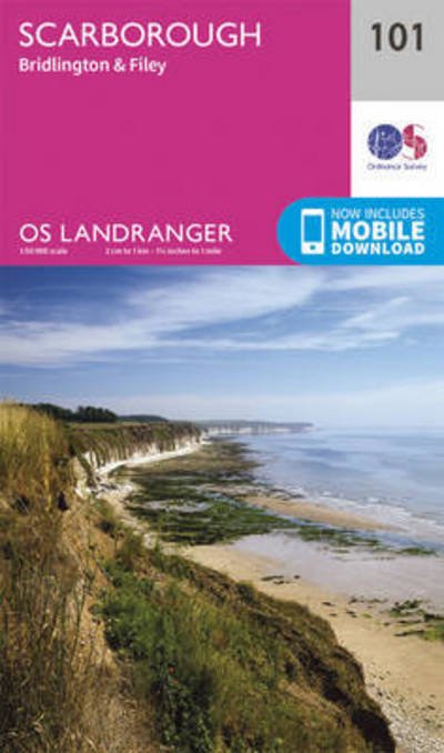 Cover for Ordnance Survey · Scarborough, Bridlington &amp; Filey - OS Landranger Map (Kort) [February 2016 edition] (2016)