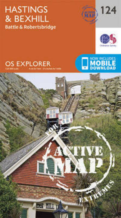 Hastings and Bexhill - OS Explorer Active Map - Ordnance Survey - Bücher - Ordnance Survey - 9780319469996 - 16. September 2015
