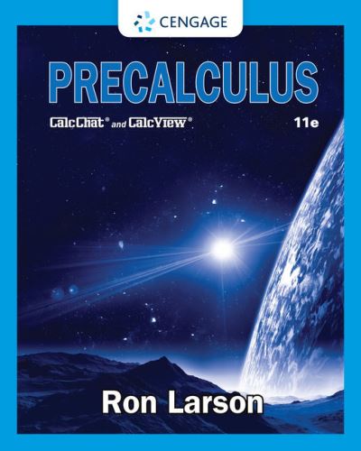 Cover for Larson, Ron (The Pennsylvania State University, The Behrend College) · Precalculus (Hardcover Book) (2021)