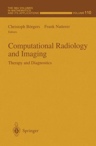 Cover for Computational Radiology and Imaging (Hardcover Book) (1999)