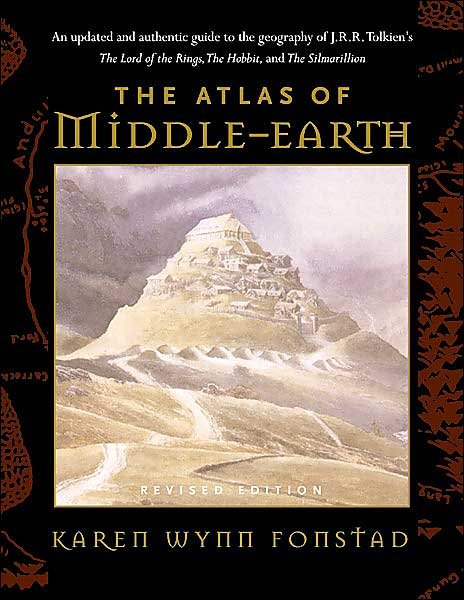 Cover for Karen Wynn Fonstad · The Atlas of Middle Earth (Pocketbok) [Revised edition] (2001)