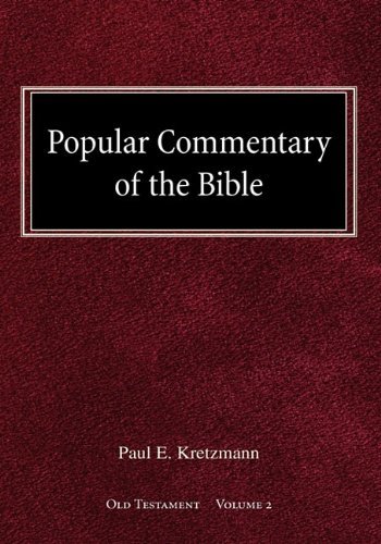 Cover for Paul E Kretzmann · Popular Commentary of the Bible Old Testament Volume 2 (Gebundenes Buch) (1924)
