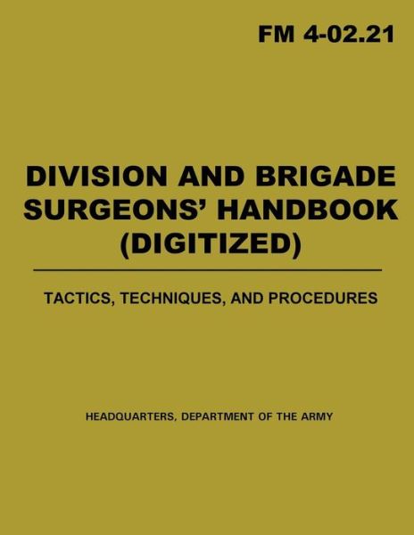 Cover for Department of the Navy · Division and Brigade Surgeons' Handbook (Digitized) (Paperback Book) (2015)