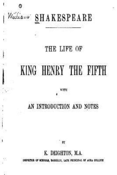 Cover for K Deighton · The Life of King Henry the Fifth (Paperback Book) (2016)