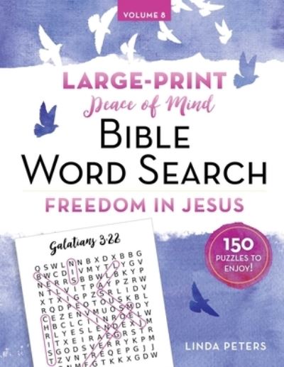 Cover for Linda Peters · Peace of Mind Bible Word Search Freedom in Jesus (Paperback Book) (2022)