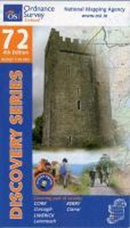 Cover for Ordnance Survey Ireland · Kerry, Cork, Limerick - Irish Discovery Series (Kort) [4 Revised edition] (2012)