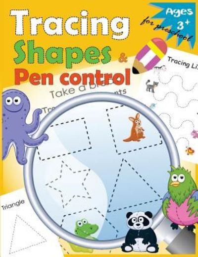 Cover for Letter Tracing Workbook Designer · Tracing shapes &amp; Pen control for Preschool (Paperback Bog) (2017)