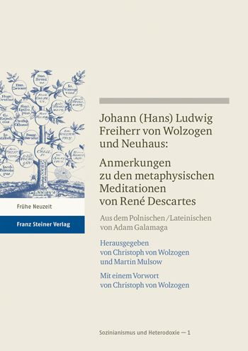 Cover for Martin Mulsow · Johann  Ludwig Freiherr V. Wolzogen und Neuhaus (Book) (2021)