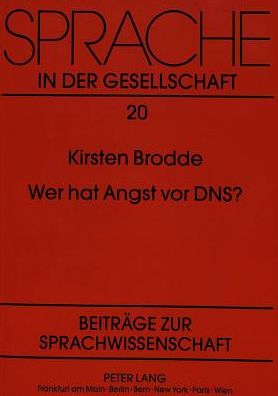Cover for Brodde-Lange Kirsten Brodde-Lange · Wer hat Angst vor DNS?: Die Karriere des Themas Gentechnik in der deutschen Tagespresse von 1973 - 1989 (Paperback Book) (1992)