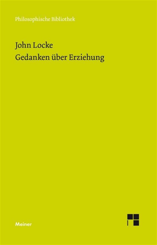 Cover for Locke · Gedanken über Erziehung (Book)