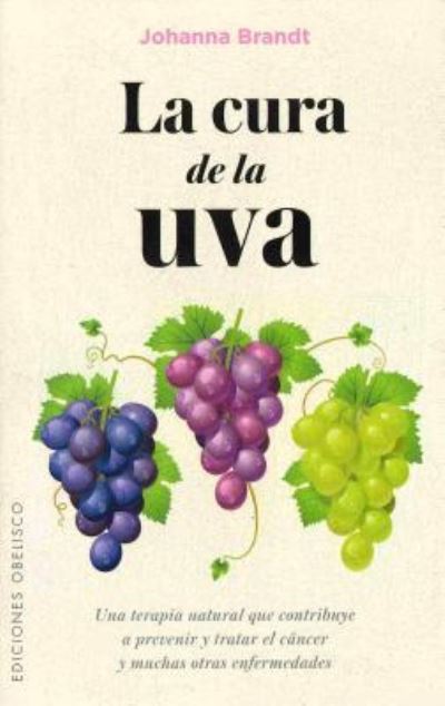 Cover for Johanna Brandt · Cura De La Uva, La. Una Terapia Natural Que Contribuye a Prevenir Y Trtar El Cancer Y Muchas Otras Enfermedades (Paperback Book) (2016)