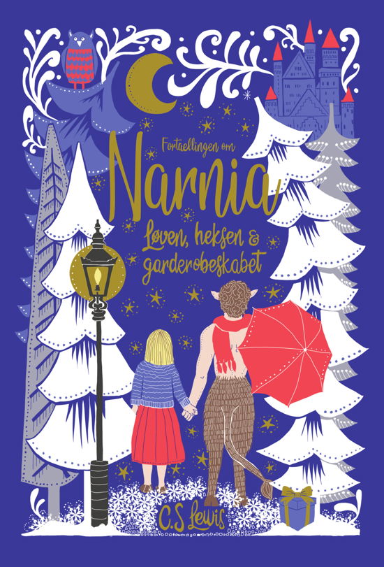 Cover for C. S. Lewis · Gyldendals Udødelige Klassikere: Narnia 2 - Løven, heksen og garderobeskabet (Indbundet Bog) [5. udgave] (2021)