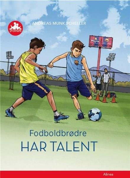 Cover for Andreas Munk Scheller · Læseklub: Fodboldbrødre - Har talent, Rød Læseklub (Indbundet Bog) [1. udgave] (2017)