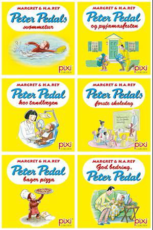 Cover for Margret og H.A. Rey · PIXI: Pixi®-serie 151: Peter Pedal (kolli 48) (Poketbok) [1:a utgåva] (2024)