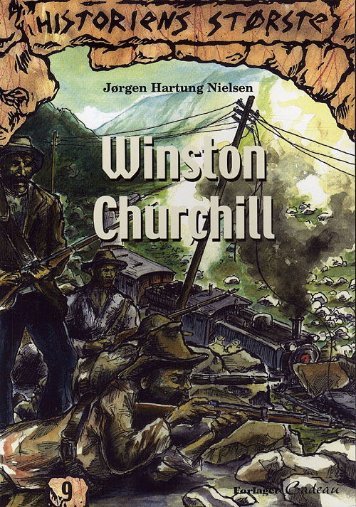 Cover for Jørgen Hartung Nielsen · Historiens største: Winston Churchill (Sewn Spine Book) [1e uitgave] (2009)