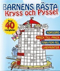Cover for Barnens bästa kryss och pyssel (Book) (2018)