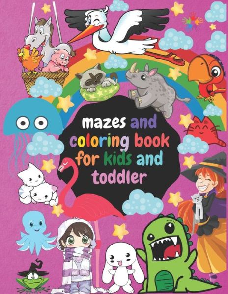 Cover for Mazes Coloring Book · Coloring Books (Paperback Book) (2020)