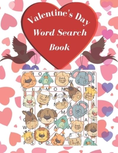 Cover for Badr Game · Valentine's Day Word Search Book (Paperback Book) (2021)