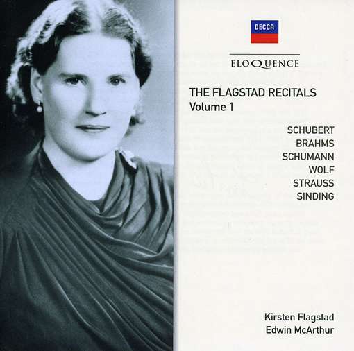 Cover for Kirsten Flagstad · The Flagstad Recitals (CD) (2013)