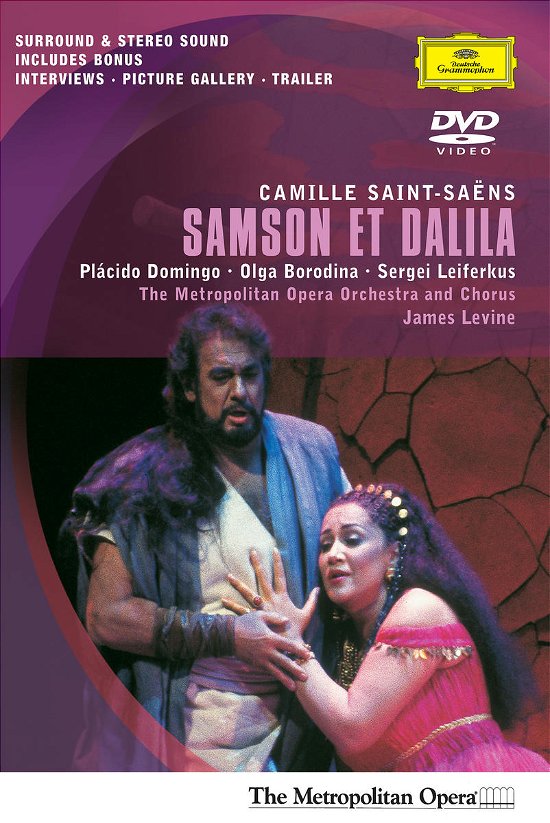 Samson et Dalila - Saint-saens / Domingo / Borodina / Met / Levine - Film - MUSIC VIDEO - 0044007305997 - 14. september 2004