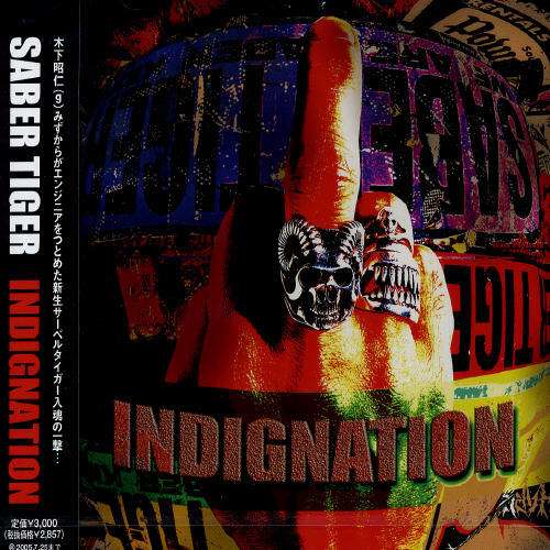 Cover for Saber Tiger · Indignation (CD) (2005)