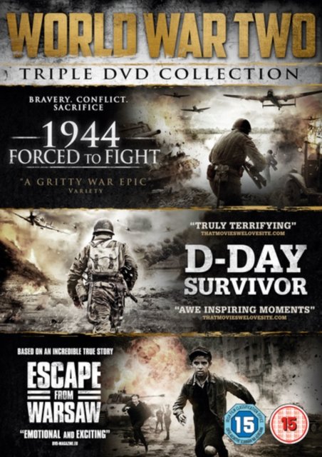 Cover for War Triple Pack · War Triple Pack (1944 D-day Survivor Escape from Warsaw) (DVD) (2017)
