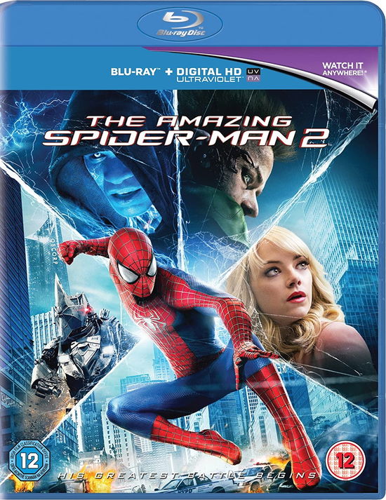 Cover for The Amazing Spider-man 2 (Blu- · Spider-Man - The Amazing Spider-Man 2 (Blu-ray) (2014)