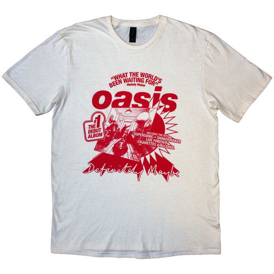 Oasis Unisex T-Shirt: What The World's Been Waiting For - Oasis - Merchandise -  - 5056737271997 - August 6, 2024